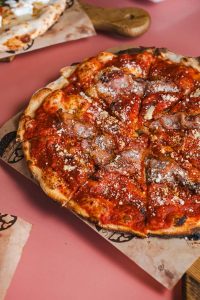 Pizza amatriciana