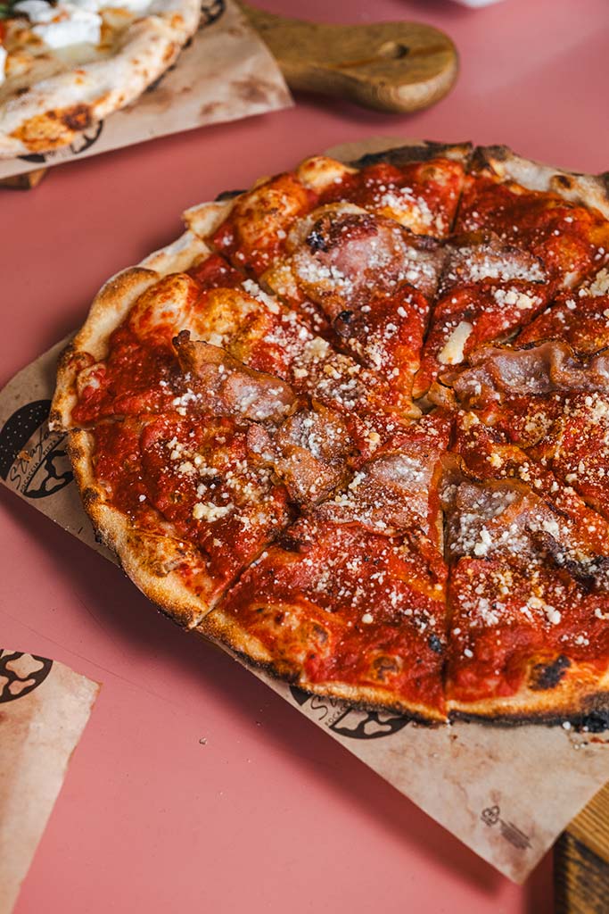 Pizza amatriciana